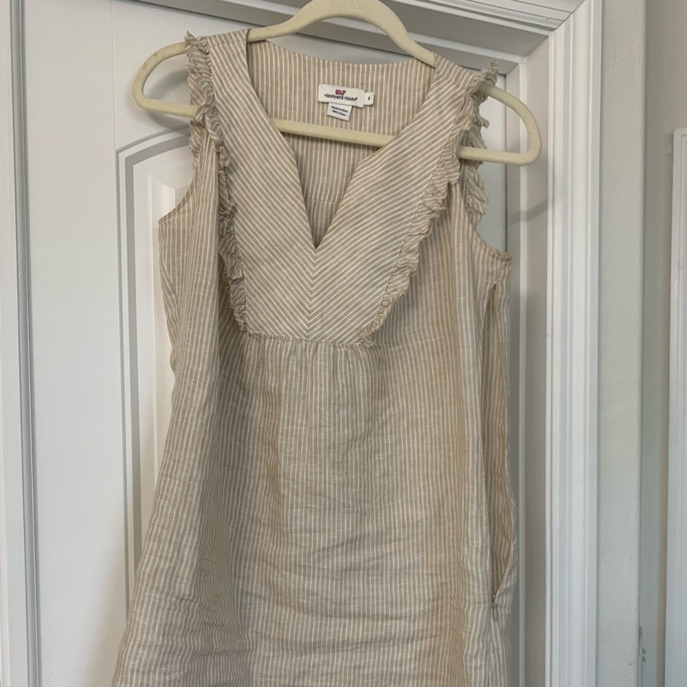 Vineyard vines linen dress